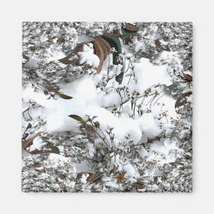 Aimant Abstrait de neige