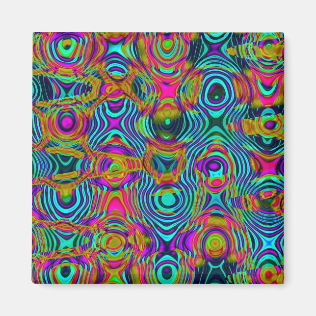Aimant Abstrait fractal 19111a (Devant)