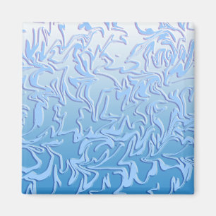Aimant Abstrait Icy Swirl
