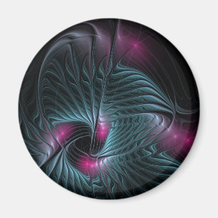 Aimant Abstrait Imaginaire coloré fractal