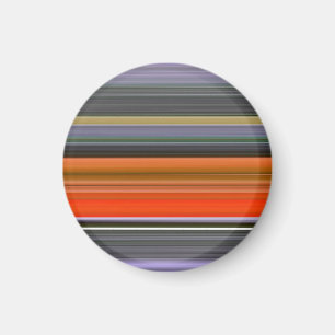 Aimant Abstrait n° 1 : Orange et gris