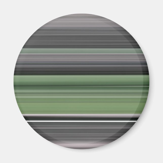 Aimant Abstrait n° 1 : vert olive et gris (Devant)