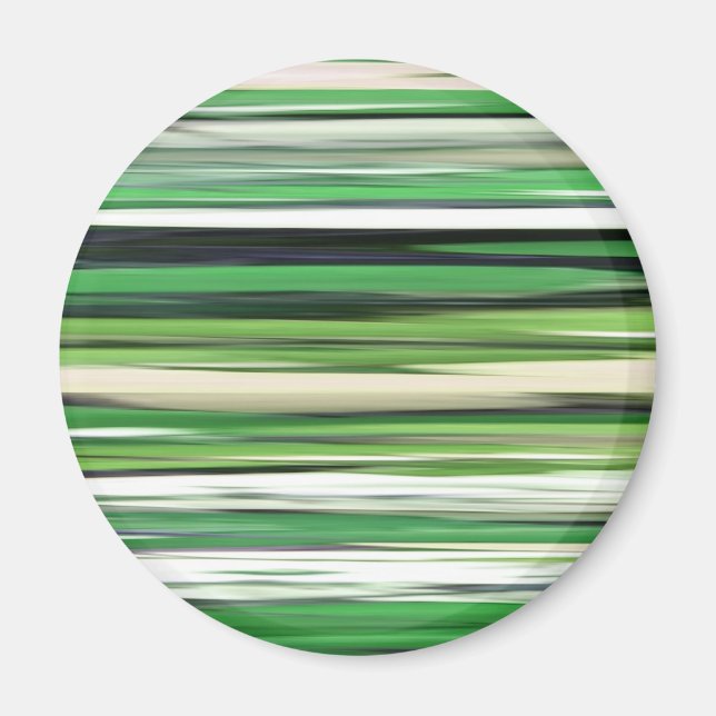 Aimant Abstrait n° 2 : Flou vert (Devant)