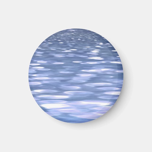 Aimant Abstrait n° 3 : Brillant bleu poudre (Devant)