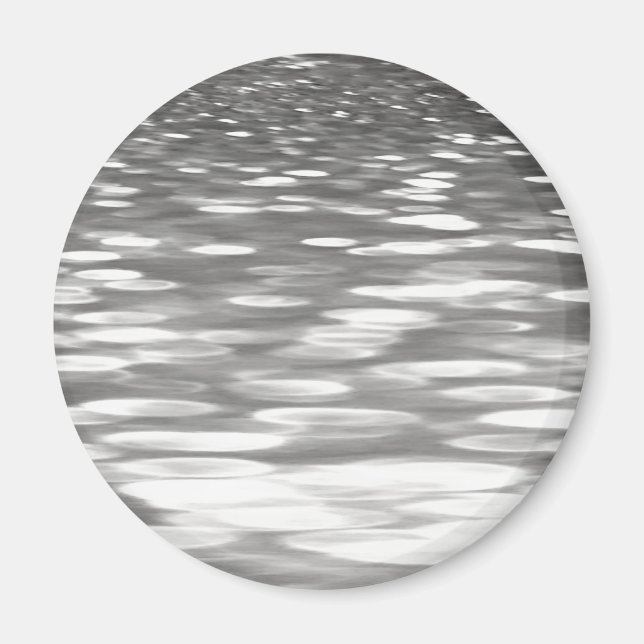 Aimant Abstrait n° 3 : Gris argenté (Devant)
