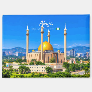 Aimant Abuja, Nigeria - Mosquée nationale Dôme doré