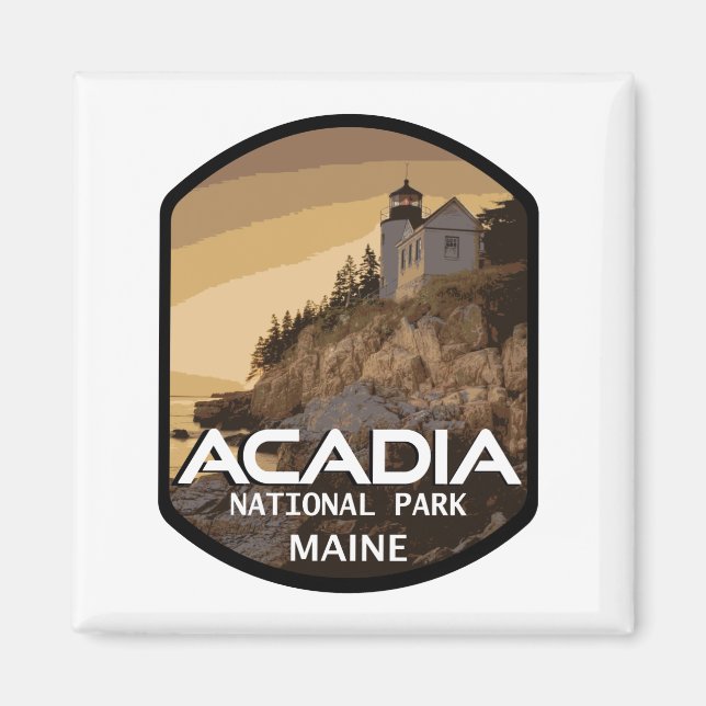 Aimant acadia national park maine (Devant)