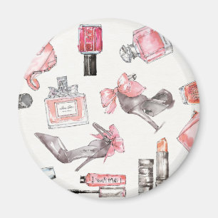 Aimant Accents chic   Mode aquarelle