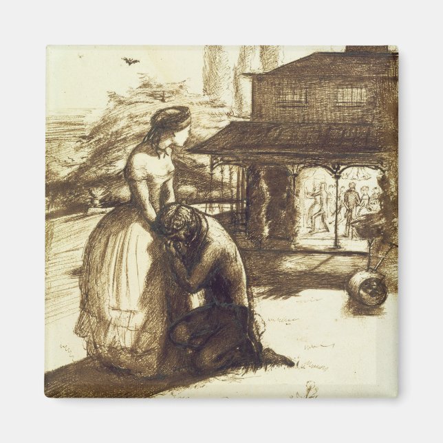 Aimant Accepté, 1853 (encre de plume et encre brune sur p (Devant)