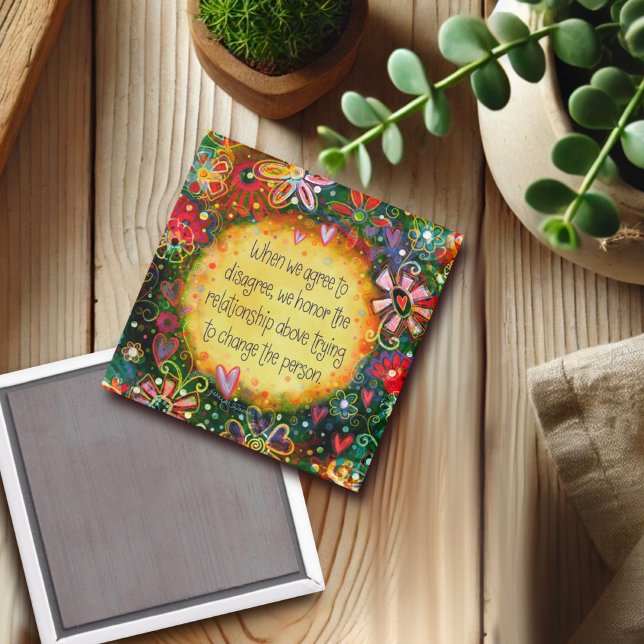 Aimant Accepter de ne pas être d'accord Citer Inspirivity (Créateur téléchargé)