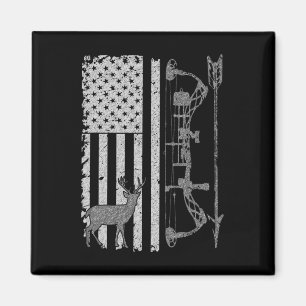 Aimant Accessoires de drapeau American Deer Hunter Bow Hu