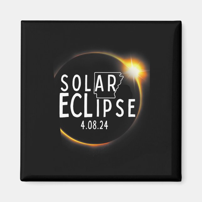 Aimant Accessoires d'Éclipse solaire 2024 4.08.24 Totalit (Devant)
