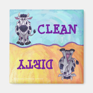 Aimant Accessoires mignons de cuisine de vache