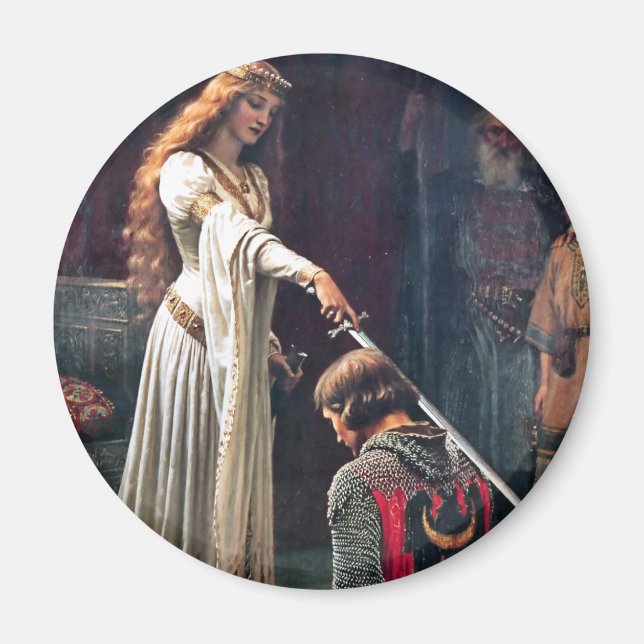 Aimant Accolade par Edmund Blair Leighton (Devant)