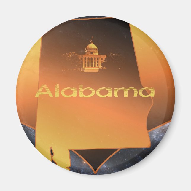Aimant Accueil Alabama (Devant)
