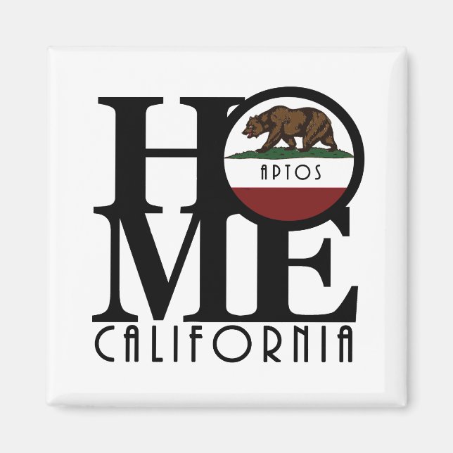 Aimant ACCUEIL Aptos Californie (Devant)