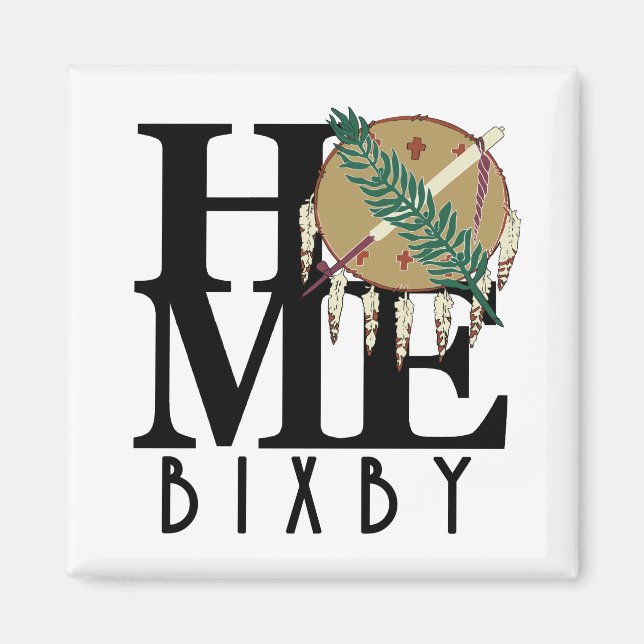 Aimant ACCUEIL Bixby Oklahoma (Devant)
