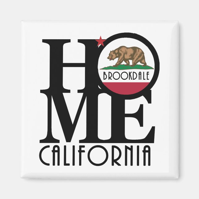 Aimant ACCUEIL Brookdale Californie (Devant)