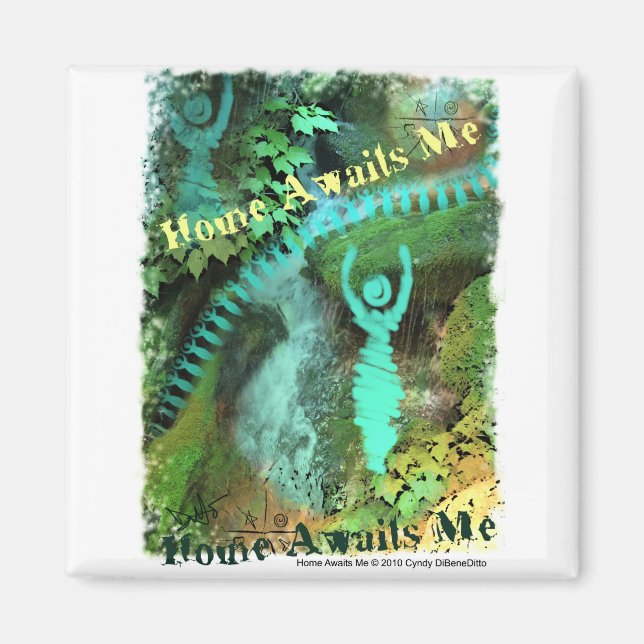 Aimant Accueil M'attend (Devant)