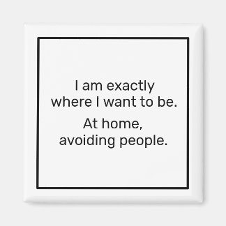 Aimant Accueil (noir)