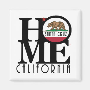 Aimant ACCUEIL père Noël cruz Californie