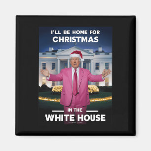 Aimant Accueil Pour Noël Père Noël Drôle Trump Xmas Pajam