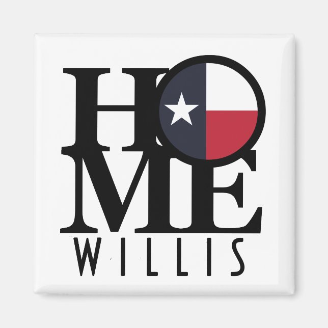 Aimant ACCUEIL Willis Texas (Devant)