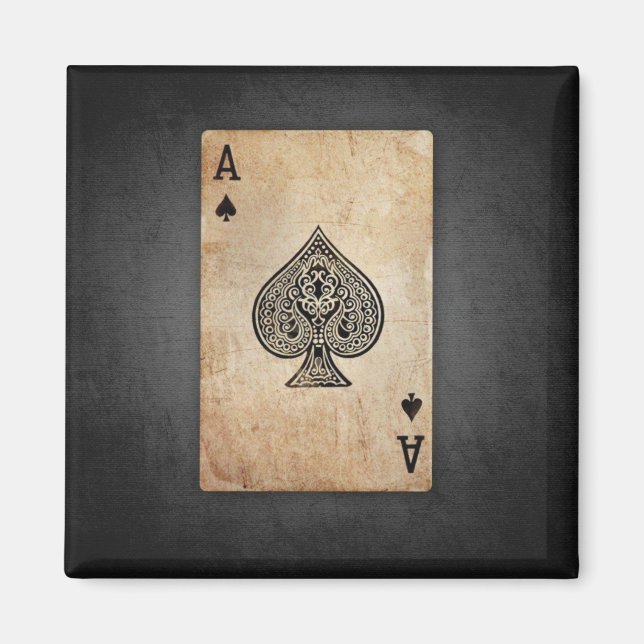 Aimant Ace of spades (Devant)