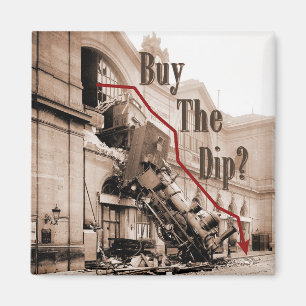 Aimant Achetez Le Humour Du Marché De L'Stock Dip