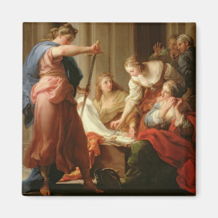 Aimant Achille à la cour du Roi Lycomedes avec son D