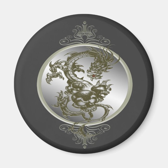 Aimant Acier Dragon (Devant)