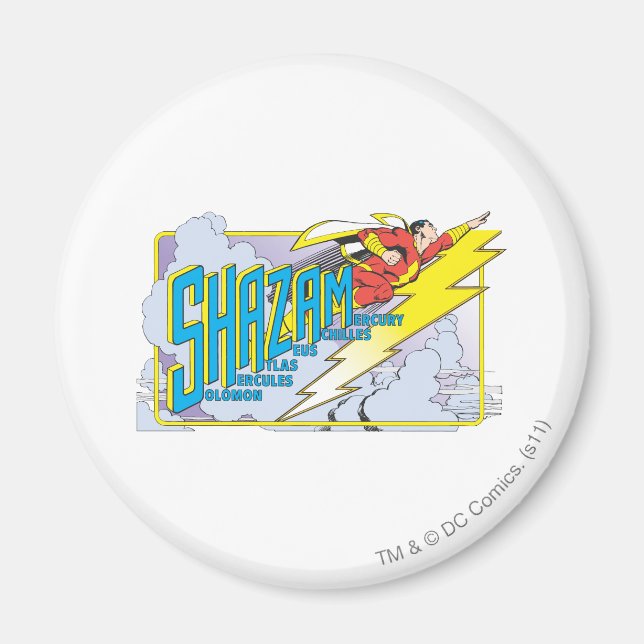 Aimant Acronyme Shazam 2 (Devant)