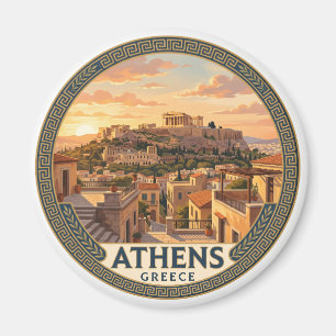 Aimant Acropole d'Athènes Garde souvenir