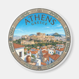 Aimant Acropole d'Athènes Grèce Voyage Souvenir