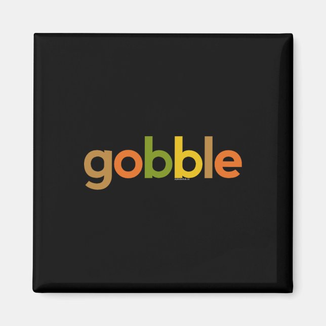 Aimant Action de grâces pour les hommes Gobble Chute Turq (Devant)