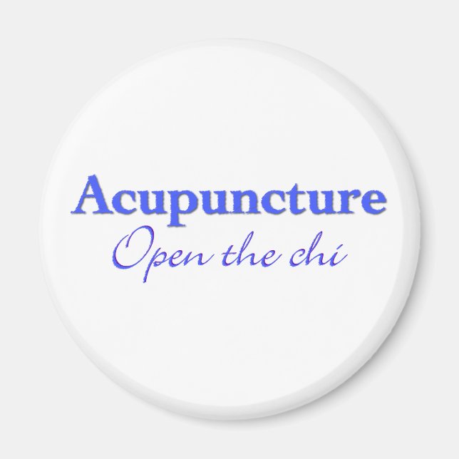 Aimant Acupuncture - Ouvrir le chi (Devant)