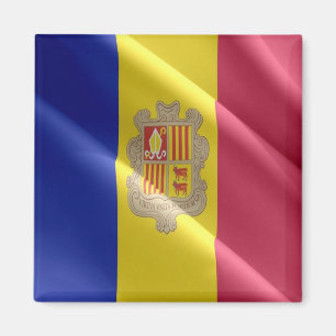 Aimant AD - Andorre - Drapeau