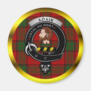 Aimant Adair Clan Badge & Tartan