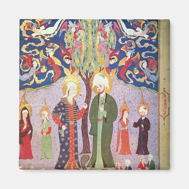 Aimant Adam et Eve et leurs treize jumeaux (Devant)