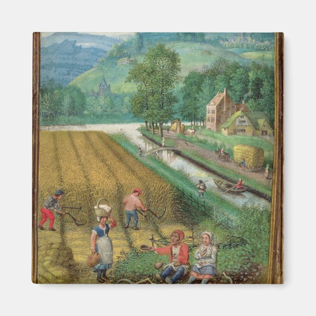 Aimant Add 18855 Septembre : harvesting, ploughing and so (Devant)