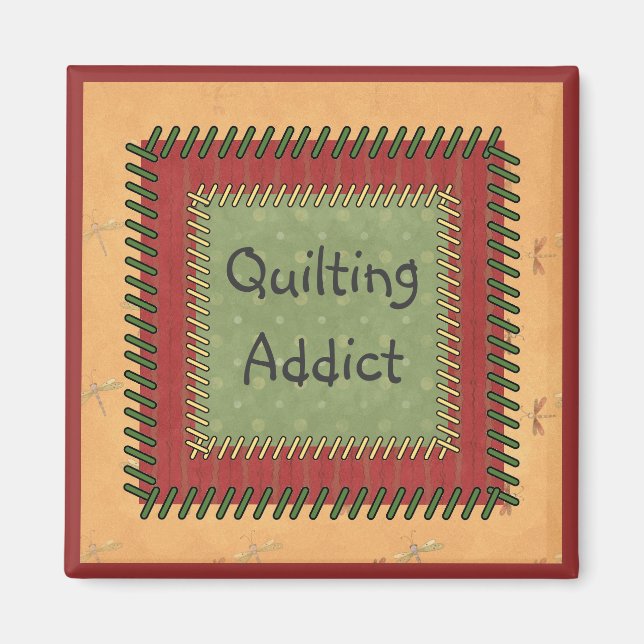 Aimant Addict Quilt Patchwork (Devant)