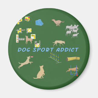 Aimant Addict Sport de chien