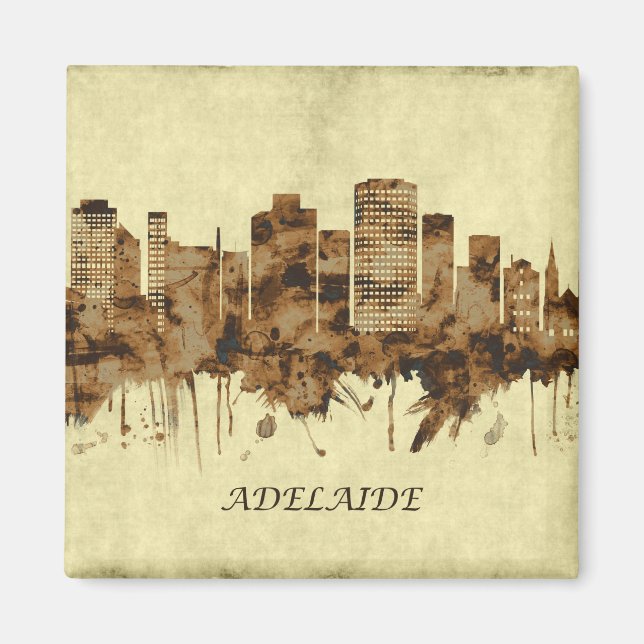 Aimant Adelaide Australie Cityscape (Devant)