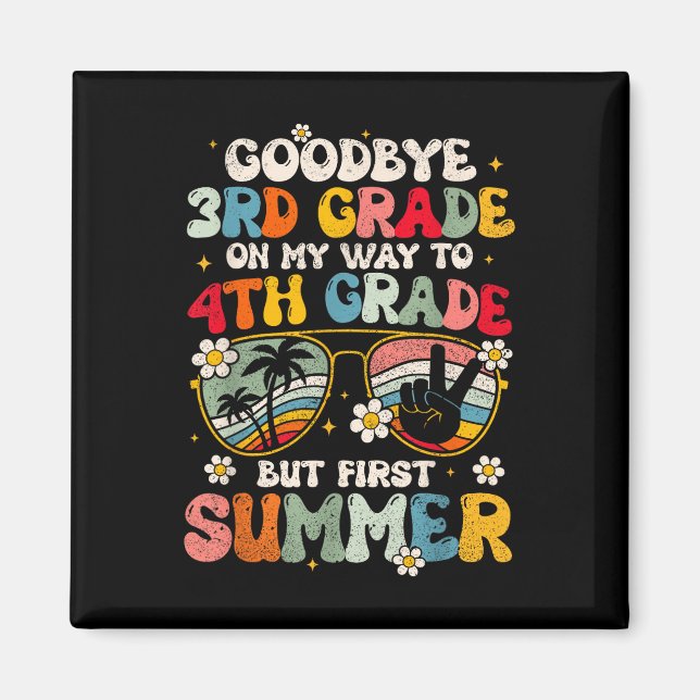 Aimant Adieu 3e grade - 4e année Bonjour Su (Devant)