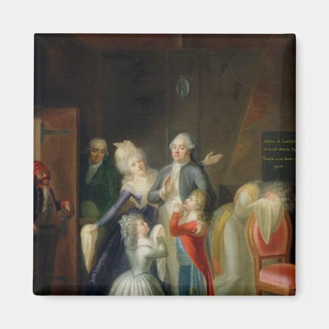 Aimant Adieu à Louis XVI par sa famille (Devant)