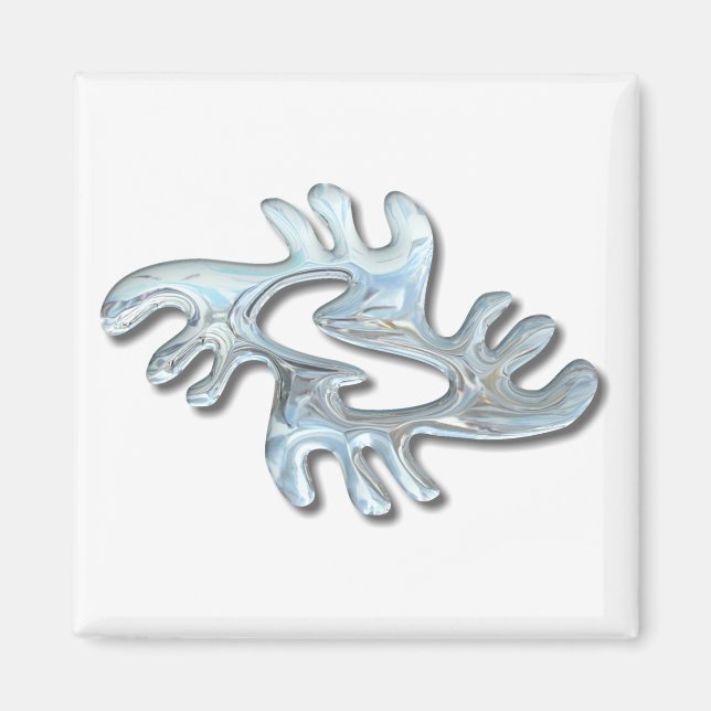 Aimant Adinkra-peace-glass (Devant)
