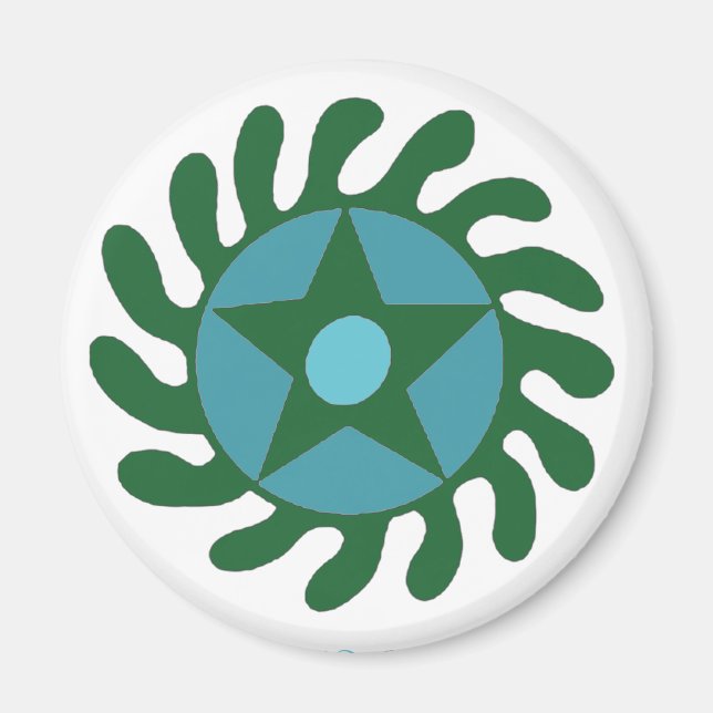 Aimant Adinkra Sesa Wo Suban - Nouveaux débuts (Devant)
