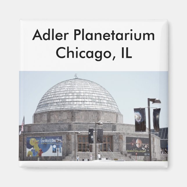 Aimant Adler Planetarium - Chicago, IL (Devant)