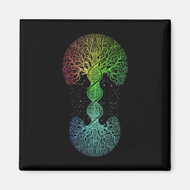 Aimant Adn Arbre De Vie Science De La Génétique Jour des  (Devant)