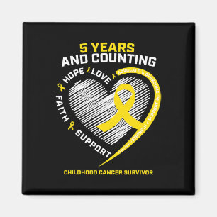 Aimant Ado Garçons Filles Enfants 5 ans Or Enfance Cancer